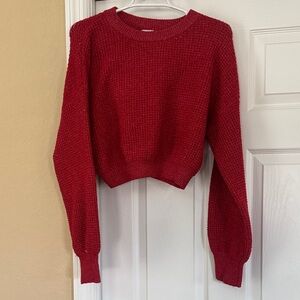 LA Hearts Women's Red Sweater